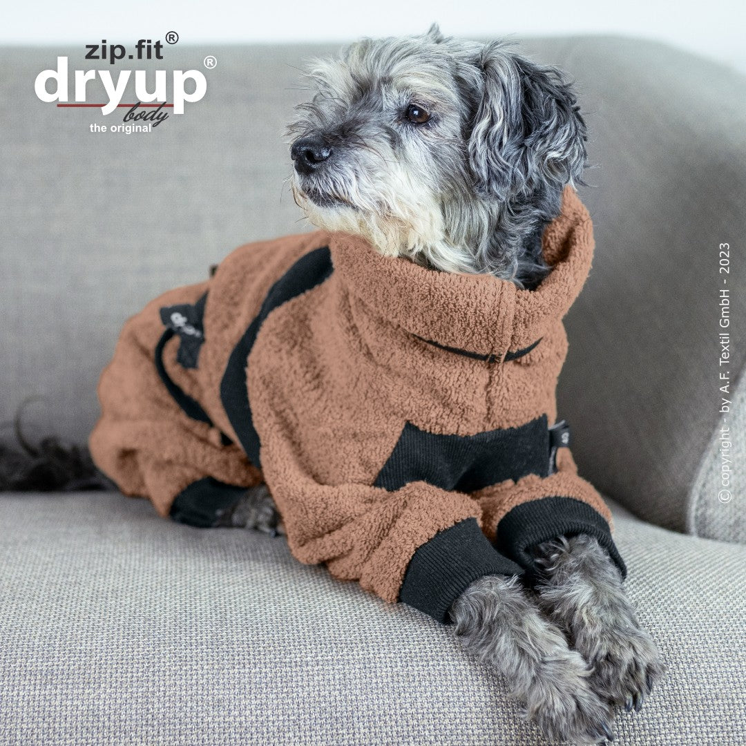 Hundebademantel mit Beinen - Dryup Cape Zip Fit Mini