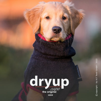 Hundebademantel in warmen Farben - Dryup Cape Mini