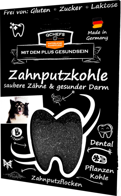 Zahnputzkohle - Zahnpflege für Hunde