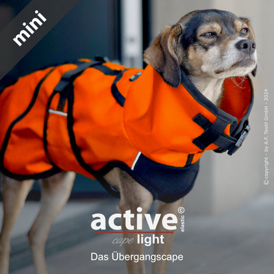 Hunderegenmantel - Active Cape Elastic Light Mini