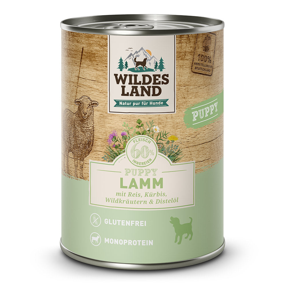 Nassfutter Lamm mit Reis Puppy Classic - Discovery Fashion