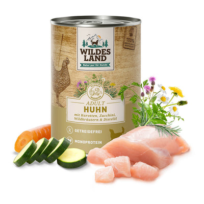 Nassfutter Huhn mit Karotten Classic - Discovery Fashion